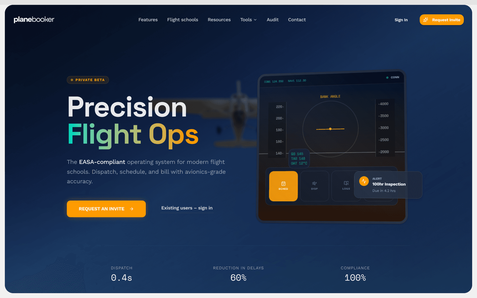 Planebooker — flight operations platform