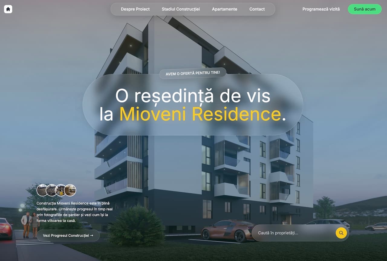 Mioveni Residence Website